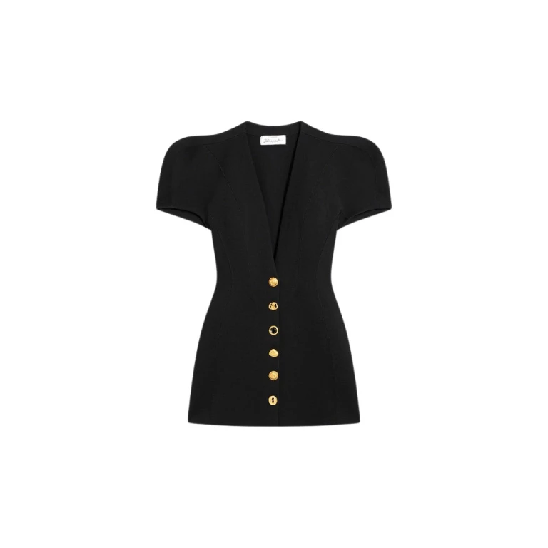 Schiaparelli Broad Shoulders Dress Dresses in Schiaparelli Authentic Luxury Fashion at Luxury Shoes 