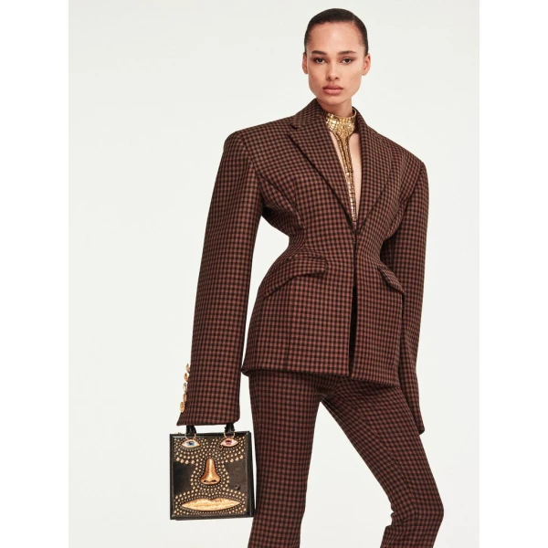 Schiaparelli Broad Shoulders Jacket Jackets in Schiaparelli Authentic Luxury Fashion at Luxury Shoes 