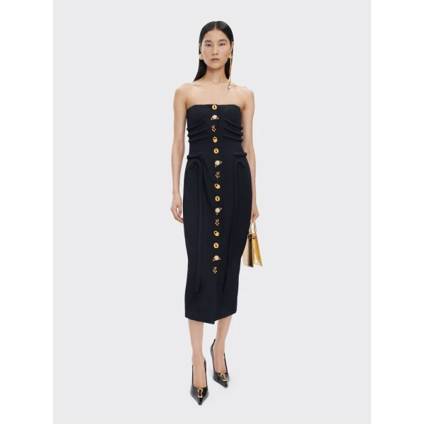 Schiaparelli Bustier Bones Dress Dresses in Schiaparelli Authentic Luxury Fashion at Luxury Shoes 