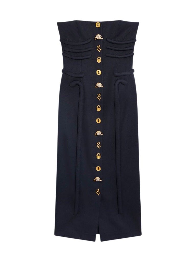 Schiaparelli Bustier Bones Dress Dresses in Schiaparelli Authentic Luxury Fashion at Luxury Shoes 