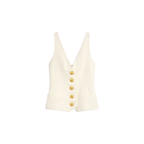 Schiaparelli Chain Bijoux Gilet Tops in Schiaparelli Authentic Luxury Fashion at Luxury Shoes 