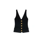 Schiaparelli Chain Bijoux Gilet Tops in Schiaparelli Authentic Luxury Fashion at Luxury Shoes 