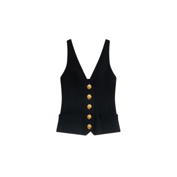 Schiaparelli Chain Bijoux Gilet Tops in Schiaparelli Authentic Luxury Fashion at Luxury Shoes 
