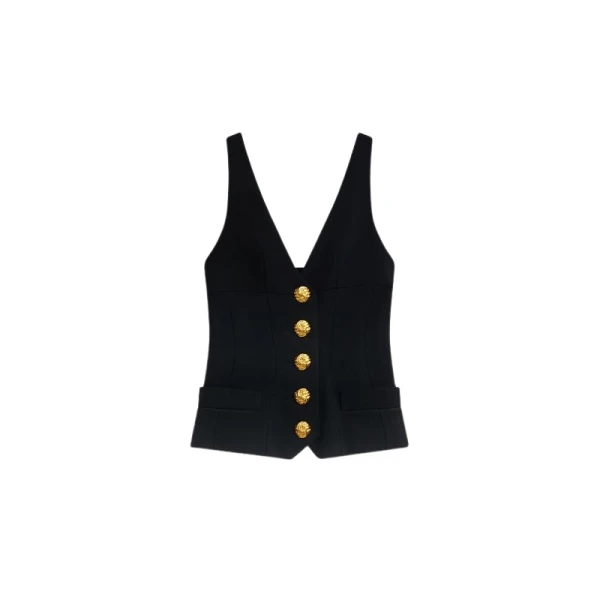 Schiaparelli Chain Bijoux Gilet Tops in Schiaparelli Authentic Luxury Fashion at Luxury Shoes 