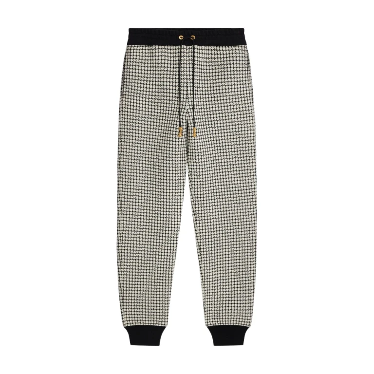Schiaparelli Checkered Sweatpants Pants in Schiaparelli Authentic Luxury Fashion at Luxury Shoes 
