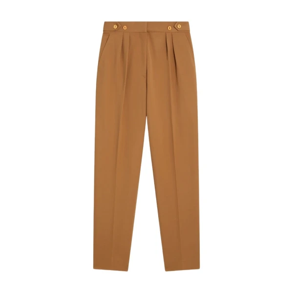 Schiaparelli Cigarette Pleated Pants Pants in Schiaparelli Authentic Luxury Fashion at Luxury Shoes 