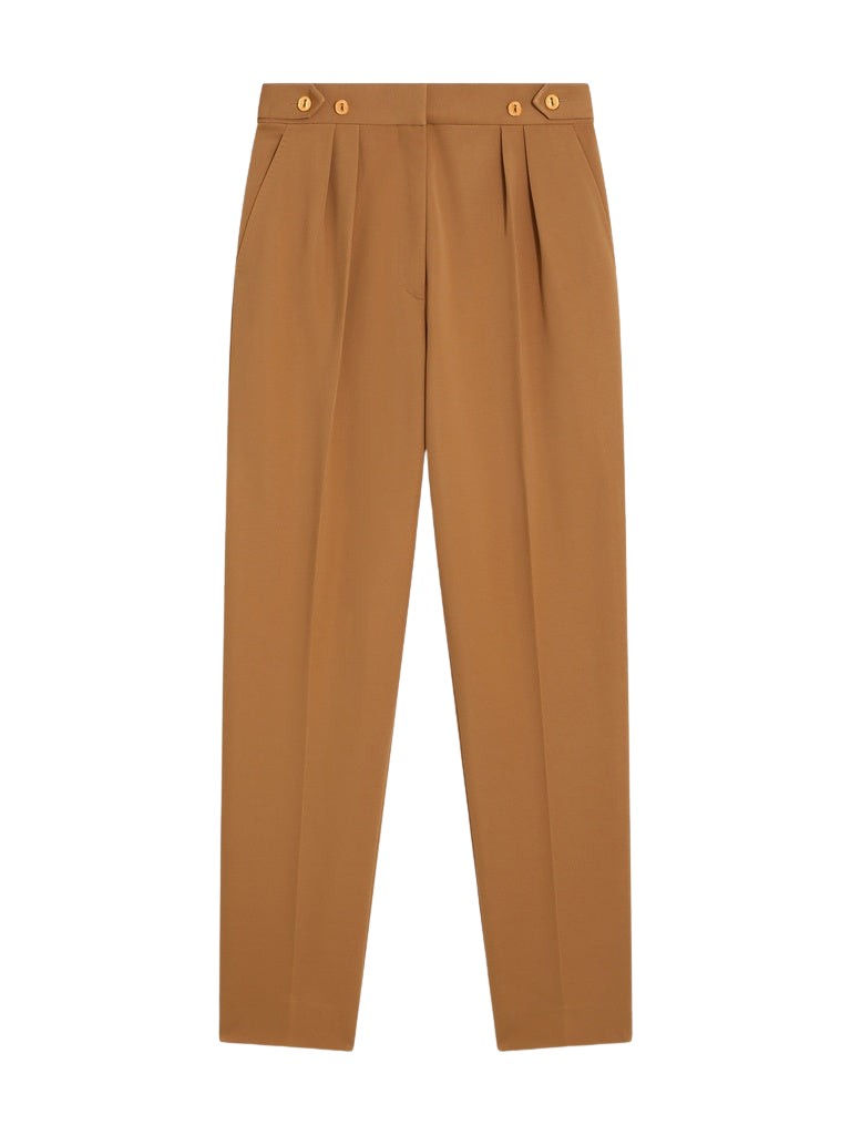Schiaparelli Cigarette Pleated Pants Pants in Schiaparelli Authentic Luxury Fashion at Luxury Shoes 