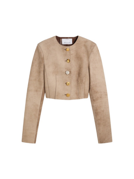 Schiaparelli Collarless Short Jacket Jackets in Schiaparelli Authentic Luxury Fashion at Luxury Shoes 