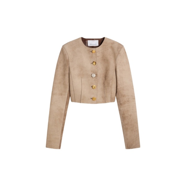 Schiaparelli Collarless Short Jacket Jackets in Schiaparelli Authentic Luxury Fashion at Luxury Shoes 