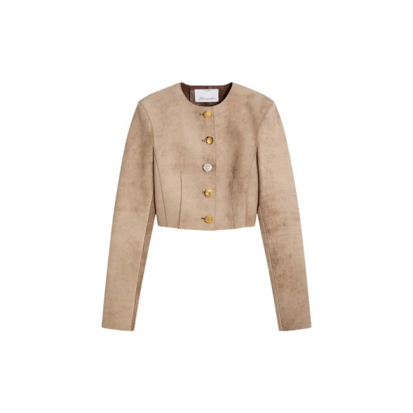 Schiaparelli Collarless Short Jacket Jackets in Schiaparelli Authentic Luxury Fashion at Luxury Shoes 