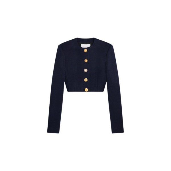 Schiaparelli Collarless Short Jacket Jackets in Schiaparelli Authentic Luxury Fashion at Luxury Shoes 