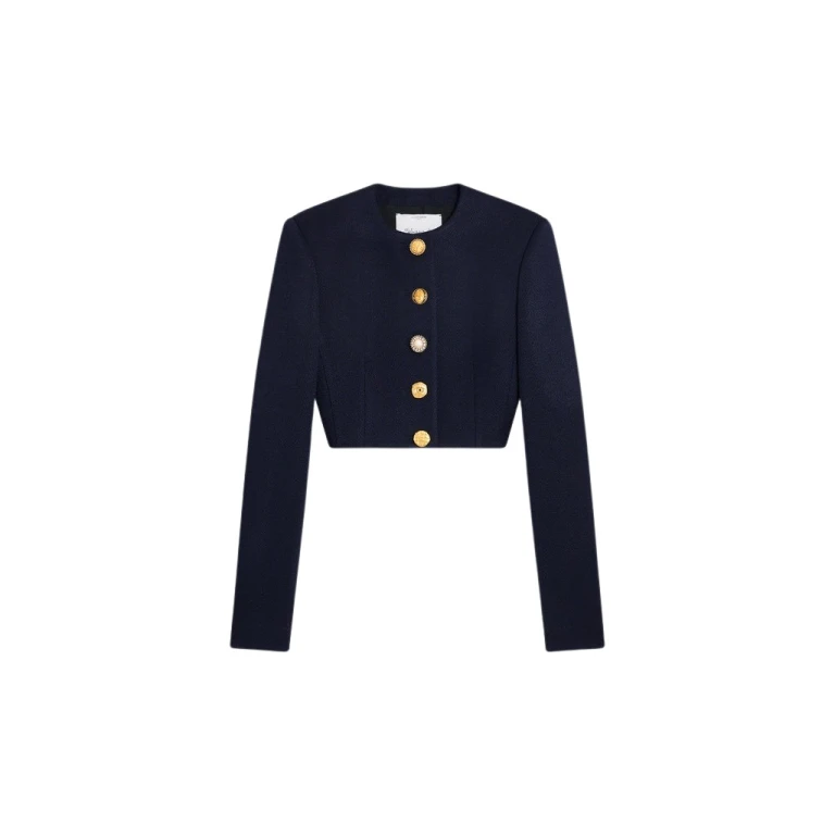 Schiaparelli Collarless Short Jacket Jackets in Schiaparelli Authentic Luxury Fashion at Luxury Shoes 