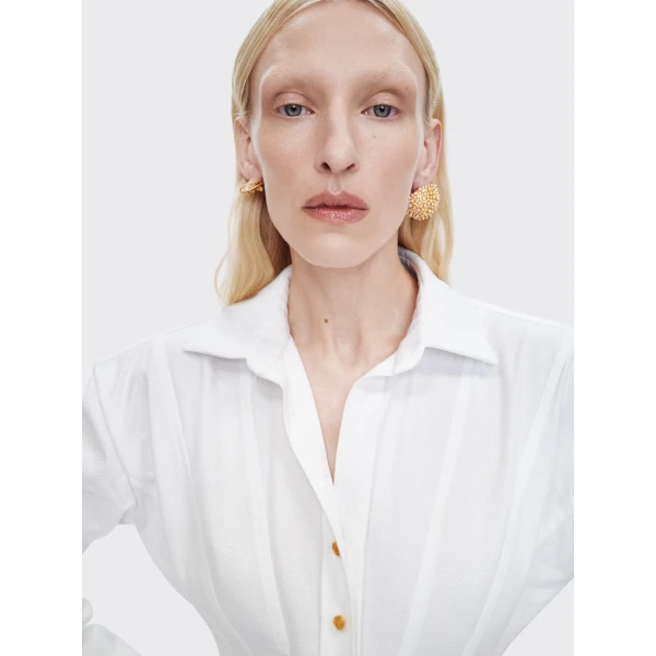Schiaparelli Corset Shirt Dress Dresses in Schiaparelli Authentic Luxury Fashion at Luxury Shoes 