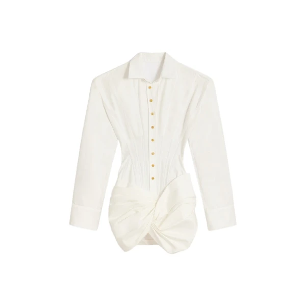 Schiaparelli Corset Shirt Dress Dresses in Schiaparelli Authentic Luxury Fashion at Luxury Shoes 