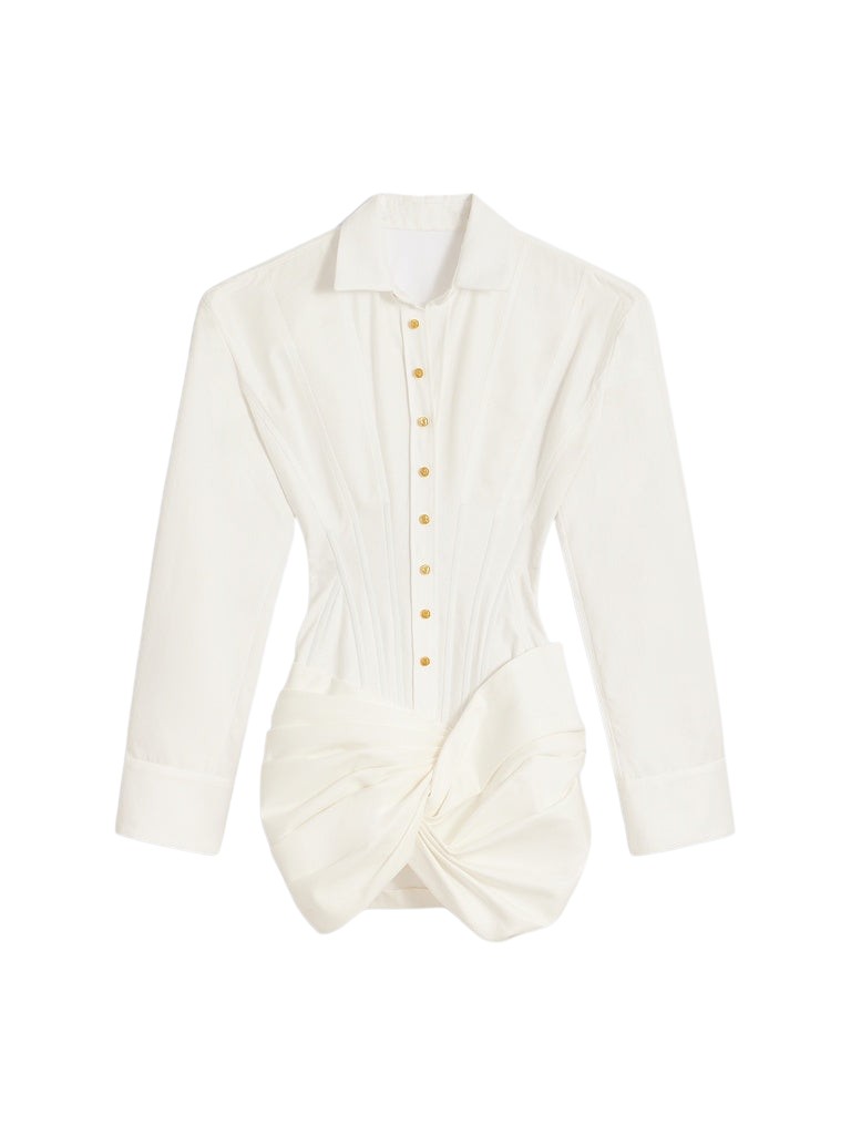 Schiaparelli Corset Shirt Dress Dresses in Schiaparelli Authentic Luxury Fashion at Luxury Shoes 