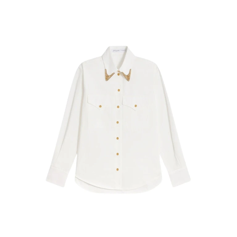 Schiaparelli Cowboy Shirt Tops in Schiaparelli Authentic Luxury Fashion at Luxury Shoes 