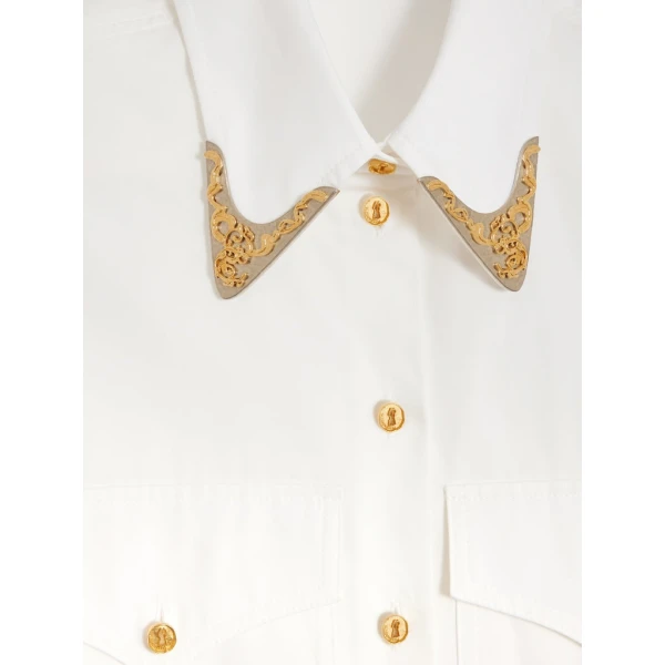 Schiaparelli Cowboy Shirt Tops in Schiaparelli Authentic Luxury Fashion at Luxury Shoes 