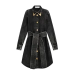 Schiaparelli Cowboy Shirt Dress Dresses in Schiaparelli Authentic Luxury Fashion at Luxury Shoes 