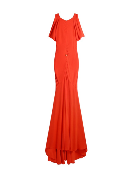 Schiaparelli Cowl Backless Dress Dresses in Schiaparelli Authentic Luxury Fashion at Luxury Shoes 
