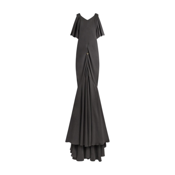 Schiaparelli Cowl Backless Dress Dresses in Schiaparelli Authentic Luxury Fashion at Luxury Shoes 