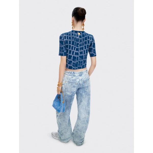Schiaparelli Crocodile Jacquard Cardigan Knitwear in Schiaparelli Authentic Luxury Fashion at Luxury Shoes 