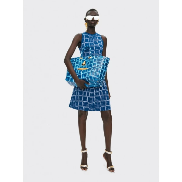 Schiaparelli Crocodile Jacquard Dress Dresses in Schiaparelli Authentic Luxury Fashion at Luxury Shoes 