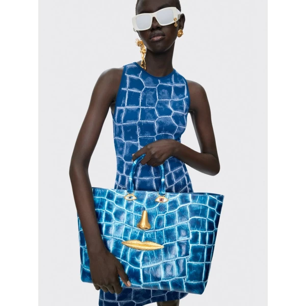 Schiaparelli Crocodile Jacquard Dress Dresses in Schiaparelli Authentic Luxury Fashion at Luxury Shoes 