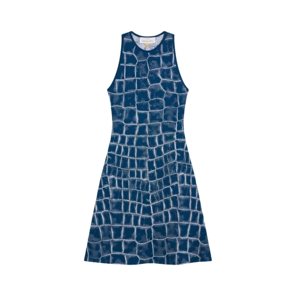 Schiaparelli Crocodile Jacquard Dress Dresses in Schiaparelli Authentic Luxury Fashion at Luxury Shoes 