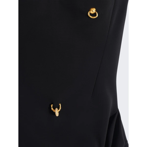 Schiaparelli Crossed Thin Straps Dress Dresses in Schiaparelli Authentic Luxury Fashion at Luxury Shoes 