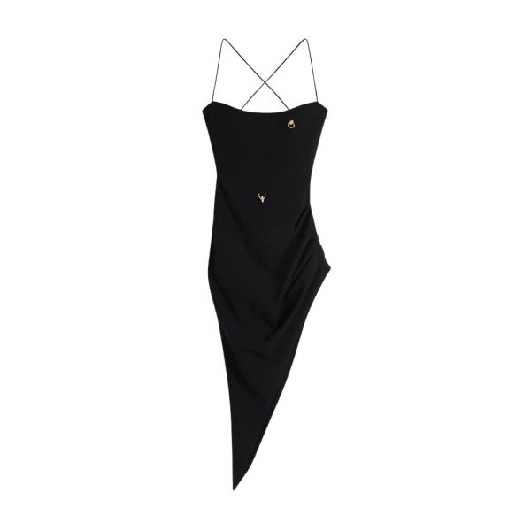 Schiaparelli Crossed Thin Straps Dress Dresses in Schiaparelli Authentic Luxury Fashion at Luxury Shoes 