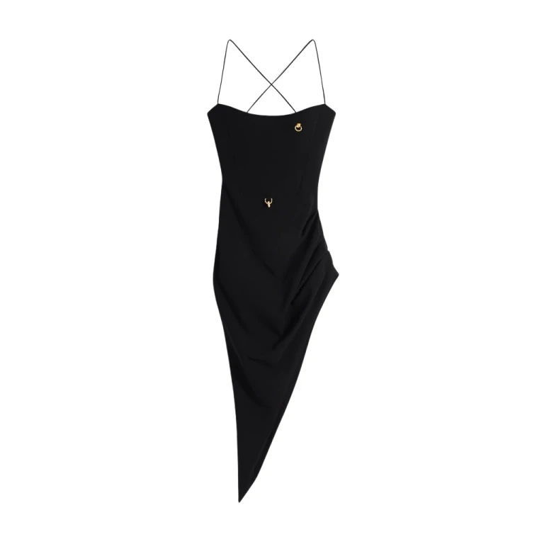 Schiaparelli Crossed Thin Straps Dress Dresses in Schiaparelli Authentic Luxury Fashion at Luxury Shoes 