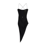 Schiaparelli Crossed Thin Straps Dress Dresses in Schiaparelli Authentic Luxury Fashion at Luxury Shoes 
