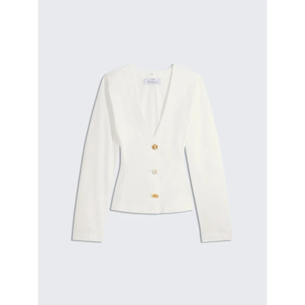 Schiaparelli Crossover Collar Blouse Tops in Schiaparelli Authentic Luxury Fashion at Luxury Shoes 