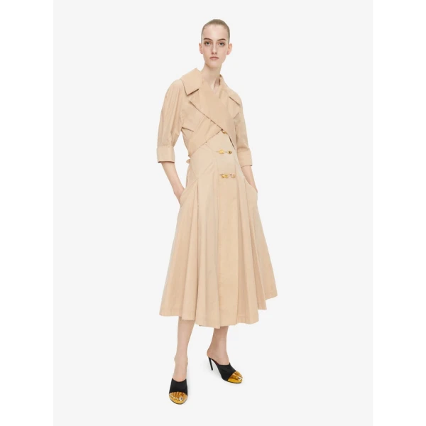 Schiaparelli Crossover Collar Dress Dresses in Schiaparelli Authentic Luxury Fashion at Luxury Shoes 