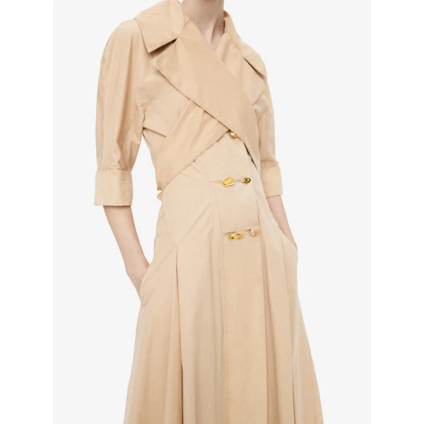 Schiaparelli Crossover Collar Dress Dresses in Schiaparelli Authentic Luxury Fashion at Luxury Shoes 