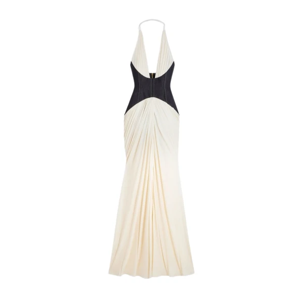 Schiaparelli Denim Bustier Dress Dresses in Schiaparelli Authentic Luxury Fashion at Luxury Shoes 