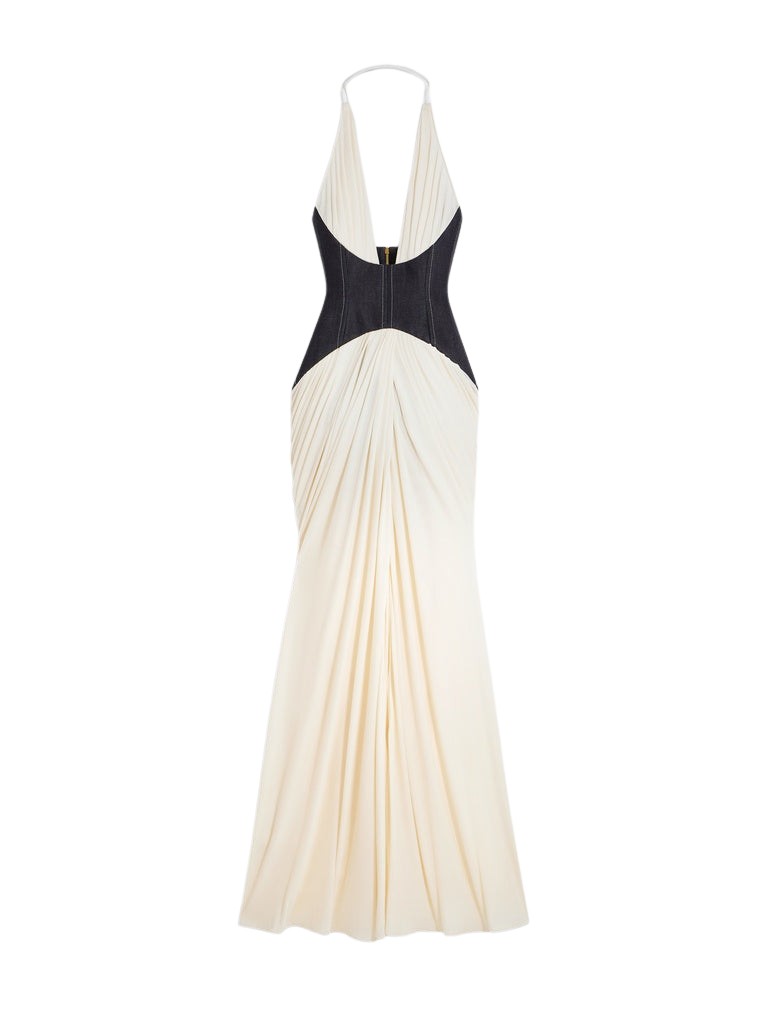 Schiaparelli Denim Bustier Dress Dresses in Schiaparelli Authentic Luxury Fashion at Luxury Shoes 