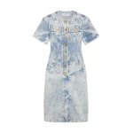 Schiaparelli Denim Corset Dress Dresses in Schiaparelli Authentic Luxury Fashion at Luxury Shoes 