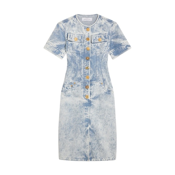 Schiaparelli Denim Corset Dress Dresses in Schiaparelli Authentic Luxury Fashion at Luxury Shoes 