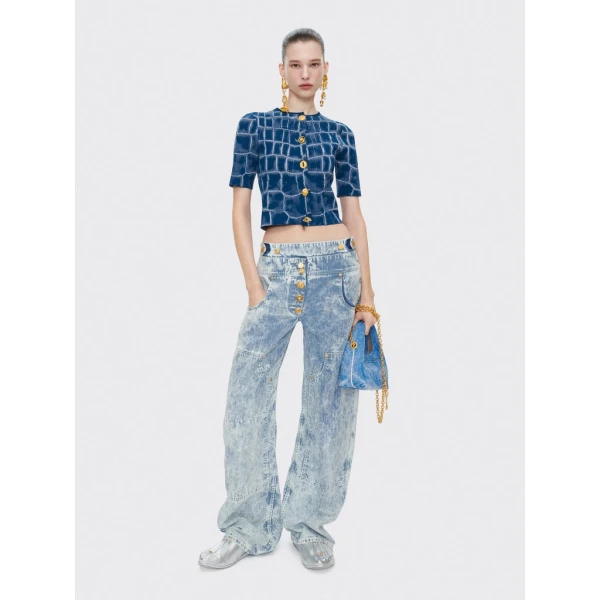 Schiaparelli Denim Cowboy Pants Pants in Schiaparelli Authentic Luxury Fashion at Luxury Shoes 