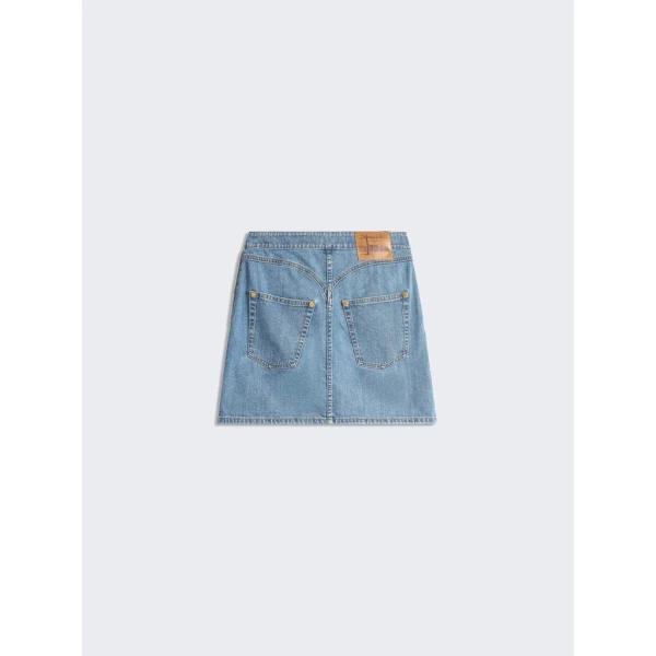 Schiaparelli Denim Miniskirt Skirts in Schiaparelli Authentic Luxury Fashion at Luxury Shoes 