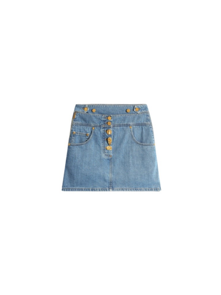 Schiaparelli Denim Miniskirt Skirts in Schiaparelli Authentic Luxury Fashion at Luxury Shoes 