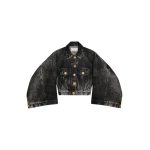 Schiaparelli Dove-Wing Cropped Jacket Jackets in Schiaparelli Authentic Luxury Fashion at Luxury Shoes 