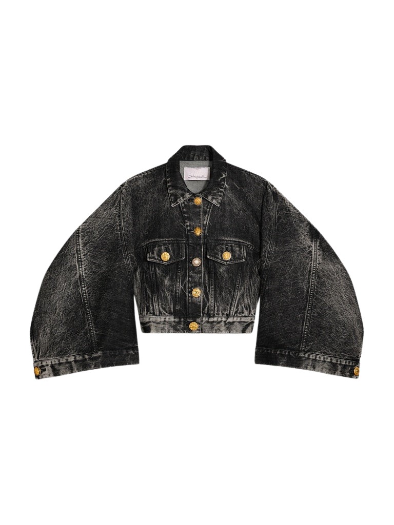 Schiaparelli Dove-Wing Cropped Jacket Jackets in Schiaparelli Authentic Luxury Fashion at Luxury Shoes 