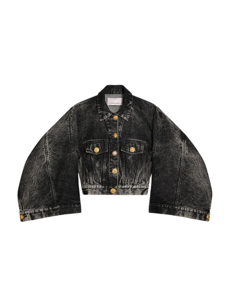 Schiaparelli-Dove-Wing-Cropped-Jacket-334810_nobg Schiaparelli Dove-Wing Cropped Jacket Jackets in Schiaparelli Authentic Luxury Fashion at Luxury Shoes