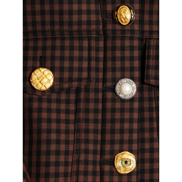 Schiaparelli Dove-Wing Cropped Jacket Jackets in Schiaparelli Authentic Luxury Fashion at Luxury Shoes 