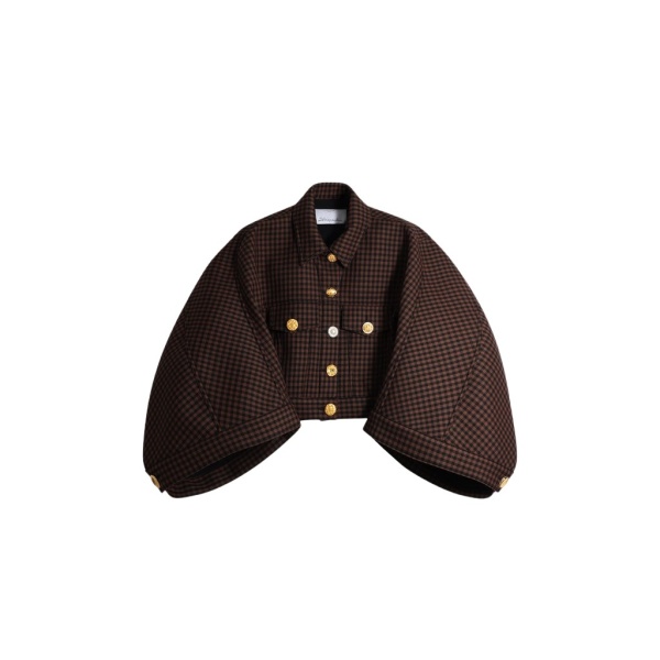 Schiaparelli Dove-Wing Cropped Jacket Jackets in Schiaparelli Authentic Luxury Fashion at Luxury Shoes 