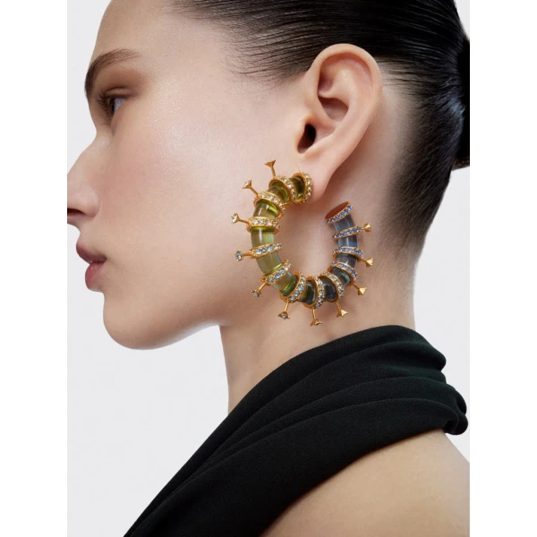 Schiaparelli Draped Bijou Top Tops in Schiaparelli Authentic Luxury Fashion at Luxury Shoes 