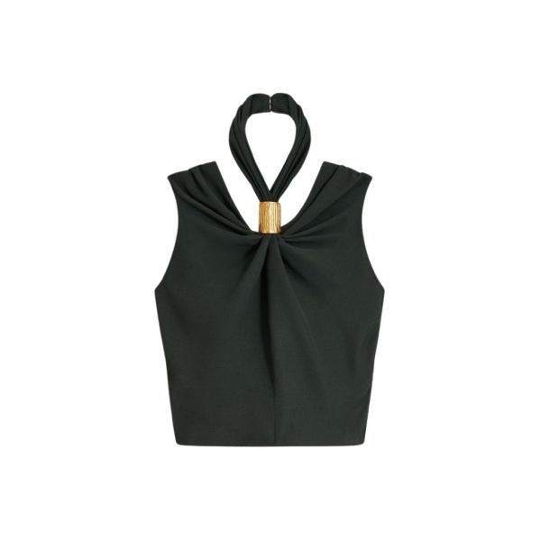 Schiaparelli Draped Bijou Top Tops in Schiaparelli Authentic Luxury Fashion at Luxury Shoes 
