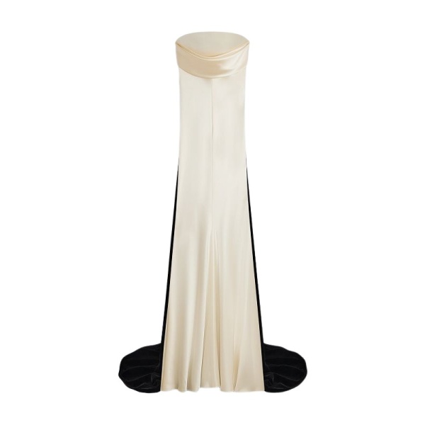 Schiaparelli Draped Bustier Dress Dresses in Schiaparelli Authentic Luxury Fashion at Luxury Shoes 